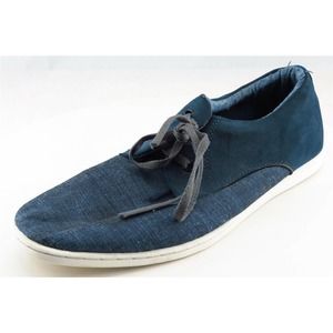 Aldo Fashion Sneakers Blue Fabric Men Shoes‎ Size 9 M